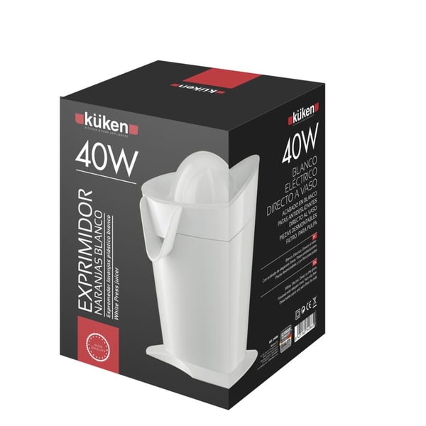 Miniatyrbillede 3 af 3: Küken 34086 citruspresser og juicemaskine Manuel juicer 40 W Hvid