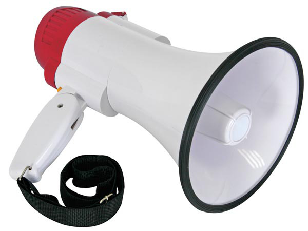 Velleman MP10SR megafon Indendørs/udendørs 10 W Rød, Hvid