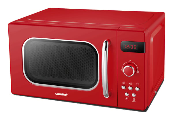Miniatyrbild 5 av 5: Comfeé CMSRO 20di rd Röd Enbart mikrovågsugn Bänkdiskmaskin 20 l 800 W