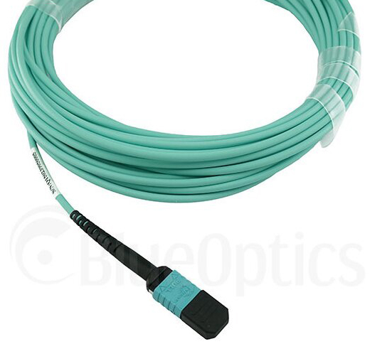 Miniatyrbild 5 av 7: BlueOptics QSRCABLE10M-BO InfiniBand och fiberoptisk kabel 10 m MPO Aqua