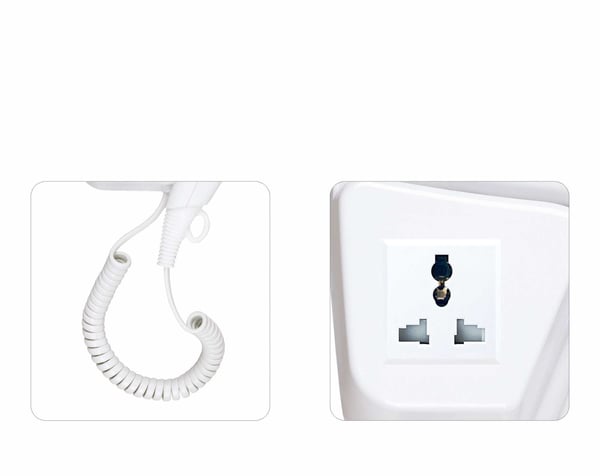 Haeger HD-120.006A hårtørrer 1200 W Hvid