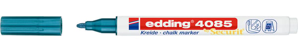 Miniatyrbild 1 av 4: Edding 4085 kritpenna Stifthylsa Metallicblå 1 styck