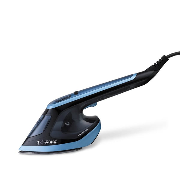 Maestro MR-315C vaatehöyrystin Kannettava vaatehöyrystin 0,18 L 1800 W Musta, Sininen