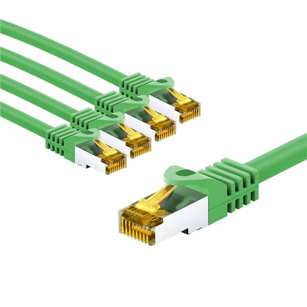 Goobay 69576 netværkskabel Grøn 2 m Cat7 S/FTP (S-STP) Rund