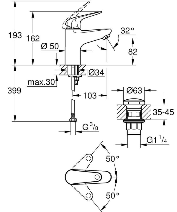 GROHE Swift Kromi