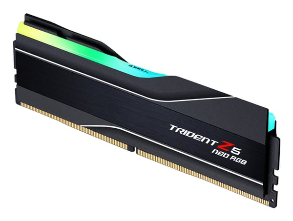 Miniatyrbillede 5 af 8: G.Skill Trident Z5 Neo RGB F5-6000J3038F16GH1-TZ5NR hukommelsesmodul 16 GB 1 x 16 GB DDR5 6000 MT/s 288-pin DIMM