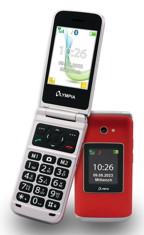 Olympia VITUS 4G 7,11 cm (2.8") 147 g Punainen Kamerapuhelin