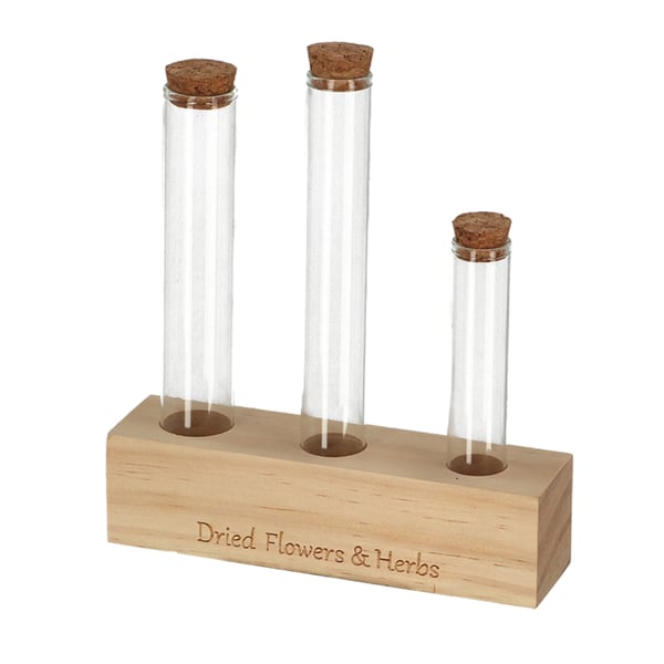 Miniatyrbillede 7 af 12: Esschert Design FH021 dekorativ flaske & krukke Transparent, Træ Glas 12 stk