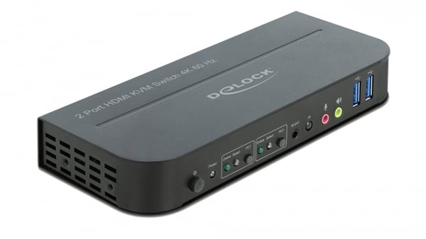 Miniatyrbild 1 av 4: DeLOCK 11481 KVM-switchar Svart