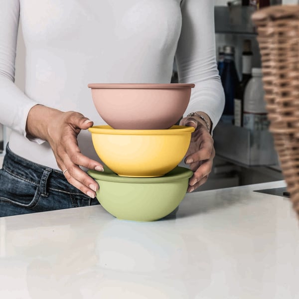 Guzzini EVERYWHERE BIO Torg Container 0,9 l Blandade färger 3 styck