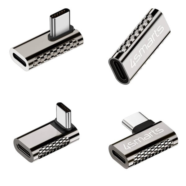 Miniatyrbillede 1 af 6: 4smarts 540464 kabel kønsskifter USB-C Sølv