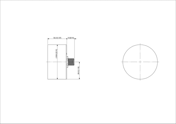 Miniatyrbillede 2 af 2: Posital OCD-S101G-0016-S100-PAQ koder 1 cm