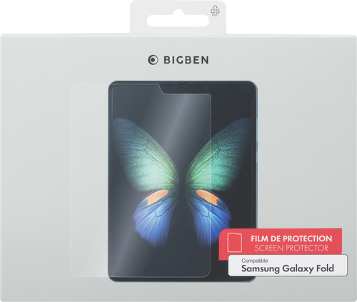 Miniatyrbillede 2 af 2: Bigben Connected PECRANGFOLD Skærm og -bagsidebeskytter til mobiltelefon 1 stk
