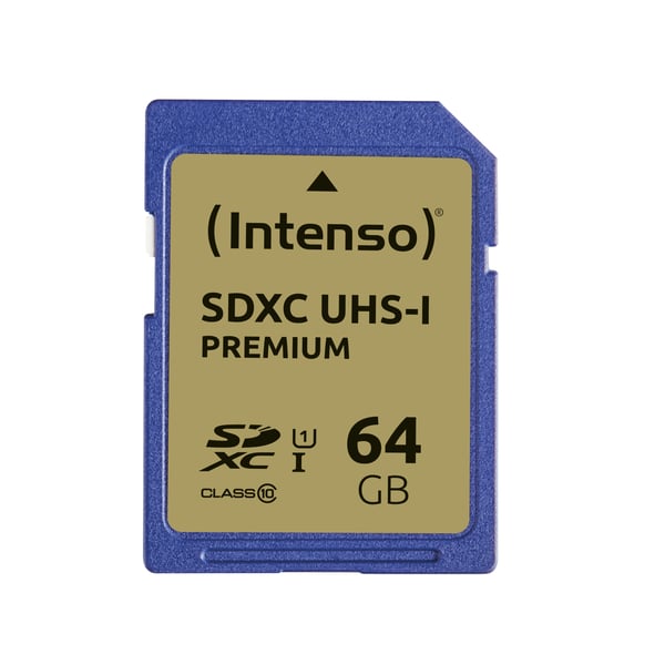 Miniatyrbillede 1 af 3: Intenso 3421490 hukommelseskort 64 GB SDXC UHS-I Klasse 10