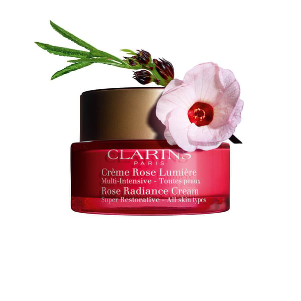 Clarins Rose Radiance Cream Super Restorative Dagcreme Ansigt, Nakke 50 ml