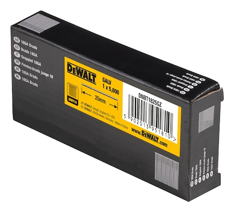 DeWALT DNBT1825GZ naula 5000 kpl DeWALT DNBT1825GZ naula 5000 kpl