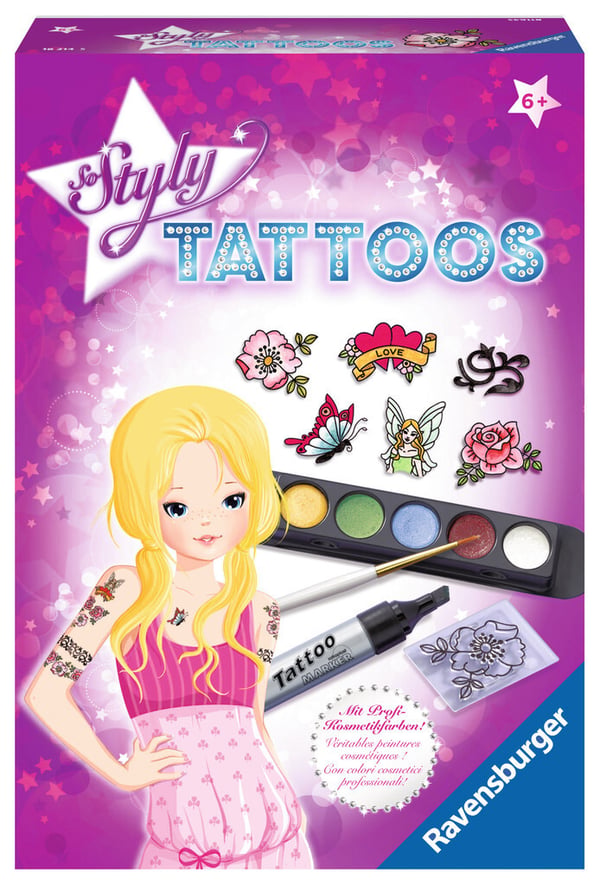 Ravensburger 4049817654699 väliaikaisten tatuointien sarja