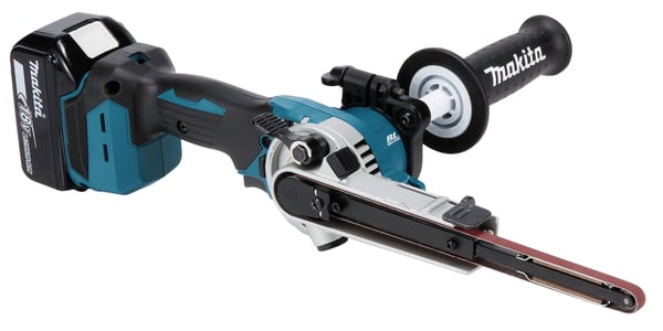 Makita DBS180Z bärbar slipmaskin Detaljslip Svart, Blå