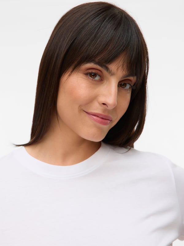 Vero Moda VMPAULINA T-Shirt Skjorte Rund halsudskæring Kort ærme