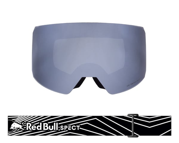 Miniatyrbillede 4 af 4: RedBull SPECT Line vinter sportsbrille Sort Unisex Cylindrisk (flad) linse