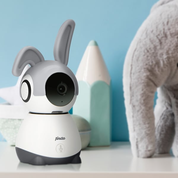Miniatyrbild 9 av 20: Alecto SMARTBABY10 övervakningsmonitorer för bebisar Wi-Fi Antracit, Vit