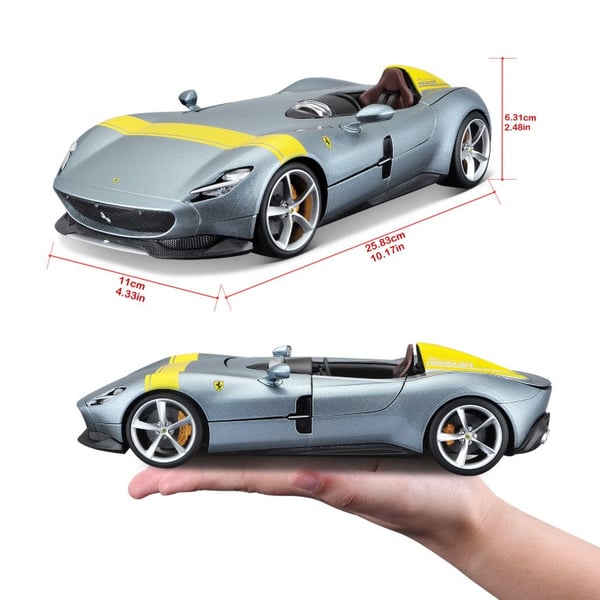 BBURAGO Ferrari Monza SP1 1:18 Modellsuperbil Förmonterad