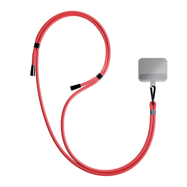 3MK EasyClip hihna Matkapuhelin Nailon, Sinkki Musta, Punainen