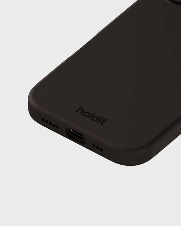 HoldIt Silicone mobiltelefonfodral 15,5 cm (6.1") Mobilskal Svart