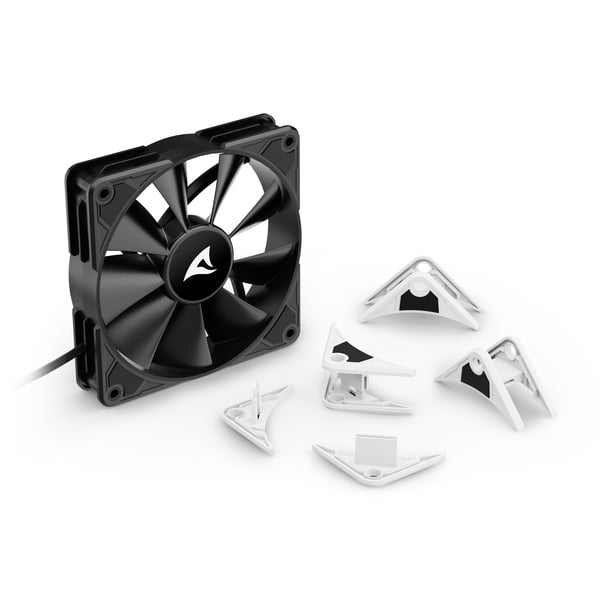 Miniatyrbild 11 av 12: Sharkoon SilentStorm BW120 PWM Datorväska Fan 12 cm Bär 1 styck