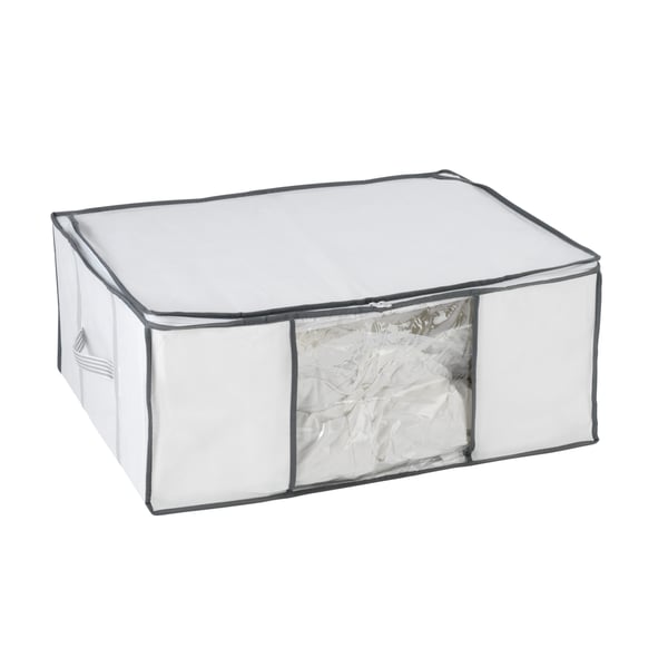 WENKO Vacuum Soft Box L Rektangulær Polyethylen, Polypropylen (PP) Transparent, Hvid
