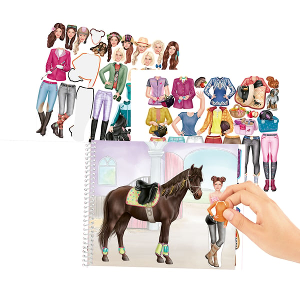 Miniatyrbillede 3 af 4: Miss Melody Dress Me Up Stickersbog, bred