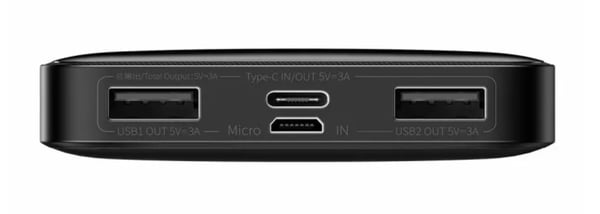 Pikkukuva 3 / 3: Baseus Bipow Litium polymeeri (LiPo) 10000 mAh Musta