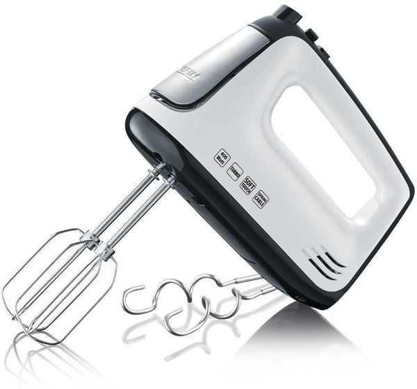Miniatyrbild 1 av 6: Severin HANDMIXER SPIRALKABEL 400W / SEVERI HM 3830 WS/SW/ED 383000
