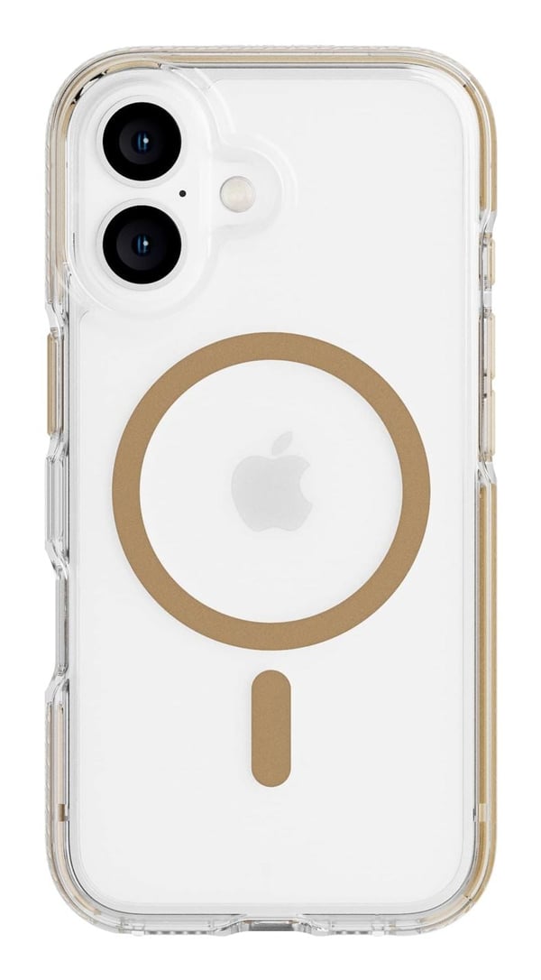 Miniatyrbillede 1 af 6: Tech21 EvoCrystal mobiltelefon etui 15,5 cm (6.1") Cover Guld, Transparent