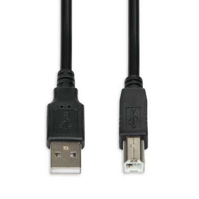 Miniatyrbillede 1 af 2: iBox IKU2D USB-kabel USB 2.0 3 m USB A USB B Sort
