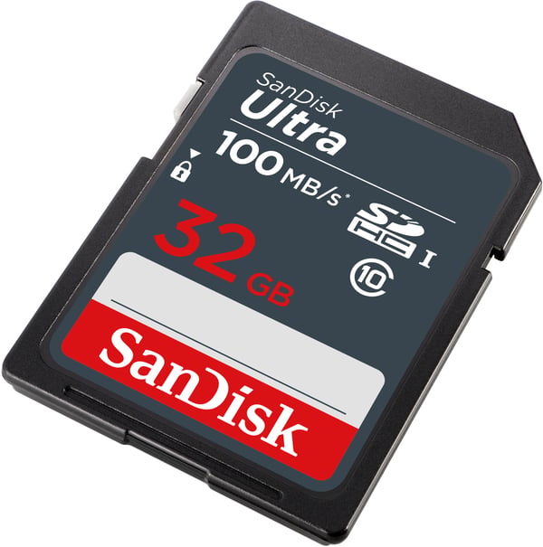 Miniatyrbillede 2 af 3: SanDisk Ultra 32GB SDHC Mem Card 100MB/s UHS-I Klasse 10