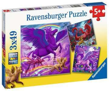 Ravensburger Mythical Majesty Kuviopalapeli 49 kpl Fantasia
