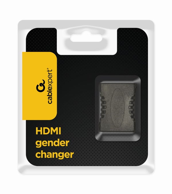 Pikkukuva 1 / 4: Gembird A-HDMI-FF kaapelin sukupuolenvaihtaja Musta