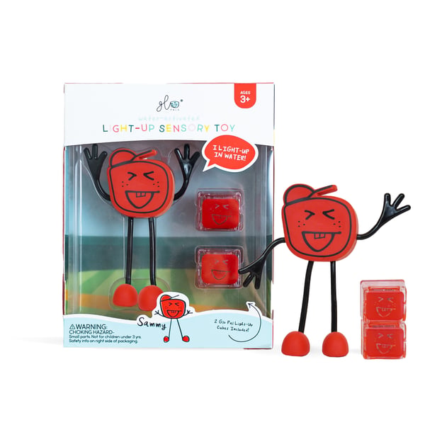 Miniatyrbillede 1 af 4: glo Sammy Pal Badefigur legetøj Rød