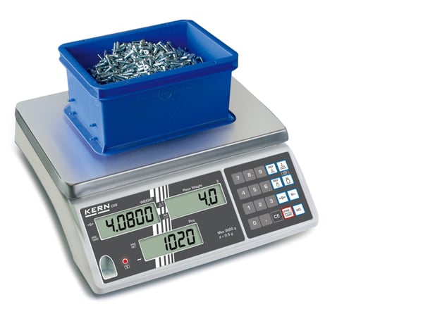 Miniatyrbillede 2 af 2: KERN & SOHN Zählwaage LCD 15 kg Rustfrit stål