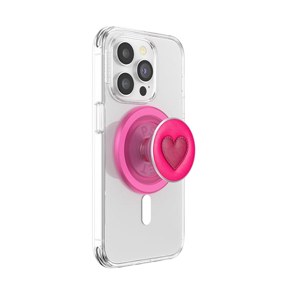 PopSockets Stitched Sweet Heart PopGrip for MagSafe