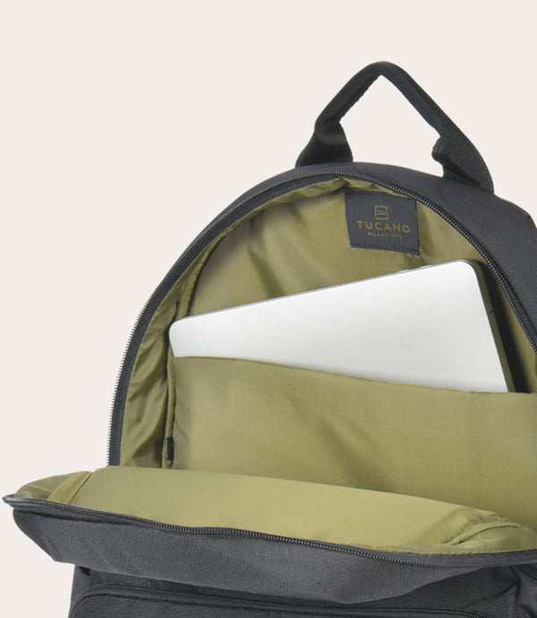 Miniatyrbild 5 av 10: Tucano BACKPACK LAPTOP 15.6 MACBOOK ACCS ryggsäckar Svart Återvunnen polyetentereftalat (rPET)