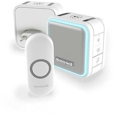 Honeywell DC515NHGP2 ovikellopaketti Harmaa, Valkoinen