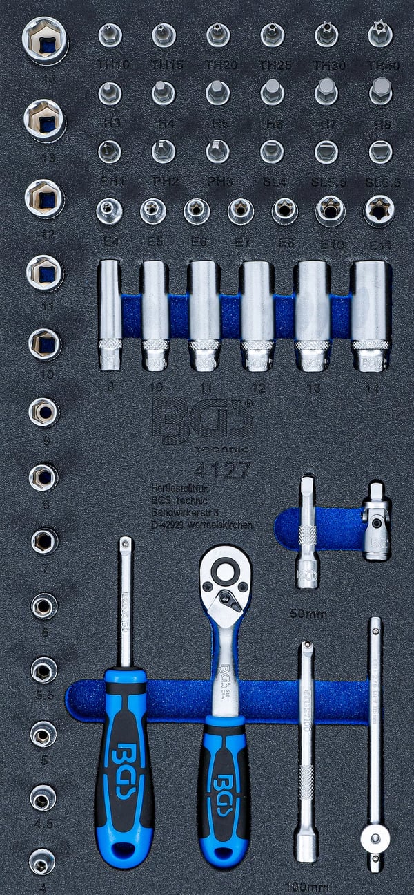 Pikkukuva 1 / 4: BGS technic Tool Tray 1/3: Socket Set