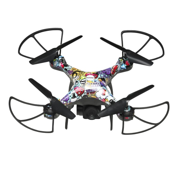 Denver 2.4GHz drone med stort batteri, indbygget HD kamera og automatisk hold af højde