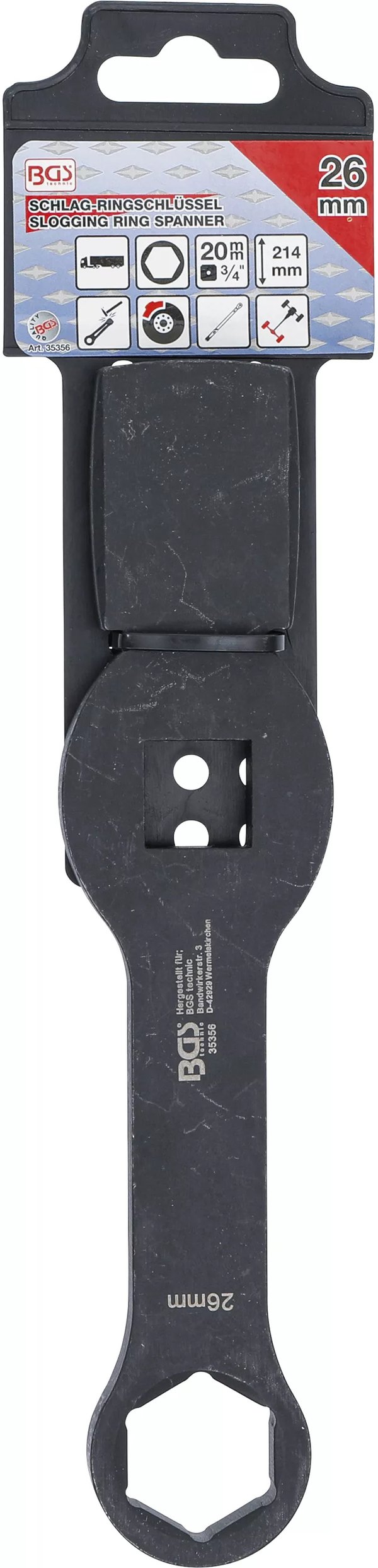 Miniatyrbild 2 av 3: BGS technic Slogging Ring Spanner