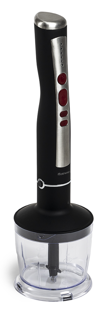 Melchioni 118420039 blender Bordplade blender 200 W Sort, Rustfrit stål, Transparent
