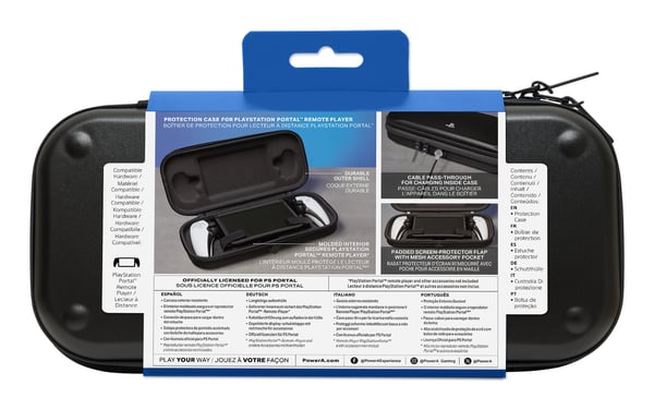 Miniatyrbillede 5 af 5: PowerA PSCS0534 transportabel spillekonsol etui Cover Filt, Gummi Sort