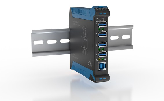 Miniatyrbillede 2 af 4: SEH IH-304 USB 3.2 Gen 1 (3.1 Gen 1) Type-B 5000 Mbit/s