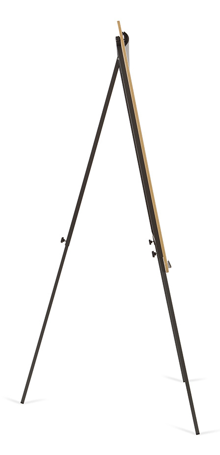 Miniatyrbillede 6 af 8: Rocada NAT0610 flipover-stativ Fritstående 670 x 990 mm Melamin, Stål Sort, Hvid, Træ